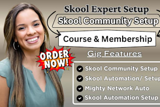 skool online community skool online course creation community management