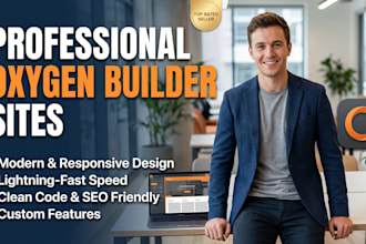 build high performance oxygen builder wordpress website