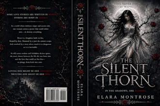 design dark romance fantasy book or ebook cover design amazon cover paperback