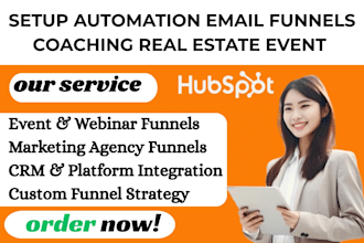 setup hubspot marketo email campaign automation sales funnel coaching realestate