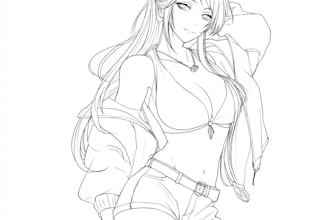 draw sketch anime art commission