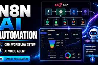 claw n8n ai automation crm workflow ai voice agent