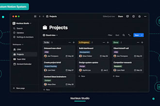 build a custom notion workspace for your business or team