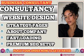 consultancy website, consulting company website, business consultant website