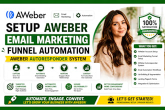 setup aweber email marketing funnel automation aweber autoresponder system