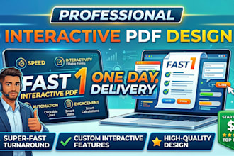 design professional interactive pdfs and fillable forms