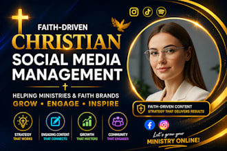 be your christian social media manager for churches ministries faith brands