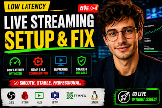 fix buffering and setup low latency rtmp hls live streaming server