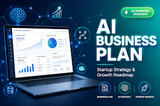 develop an ai powered business plan and startup strategy