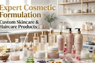 be your custom skincare and cosmetic formulation chemist for safe products