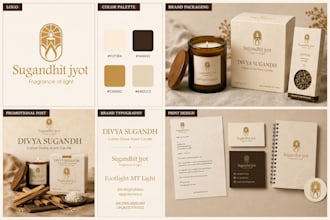 design modern custom logo and premium brand identity design
