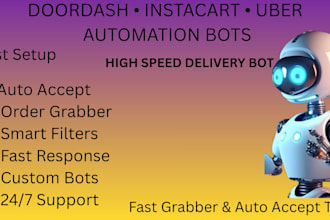 instacart bot doordash bot spark driver bot  uber bot spark bot amazon flex bot