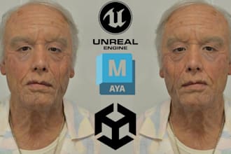 create realistic 3d character model unreal engine metahuman unity character