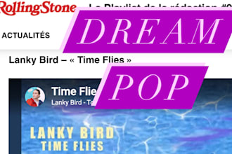 create dream pop and synth pop music for singers
