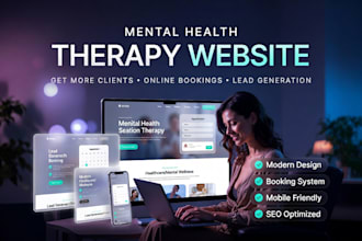 build a psychology counseling website with booking and lead generation