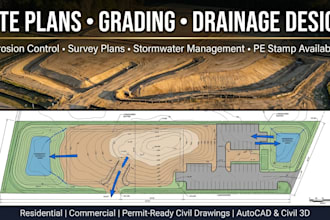 site plans grading plans drainage plans erosion control and civil engineering