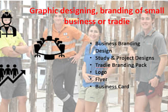 design a professional branding pack for australian tradies