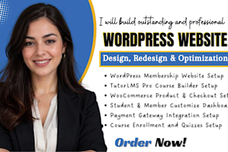 build wordpress membership website wordpress woocommerce tutorlms pro buddyboss