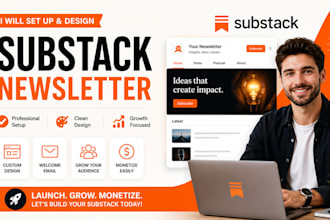 setup substack newsletter design substack email template manage substack posts