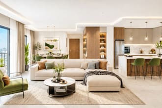 create photorealistic 3d apartment interior design and render