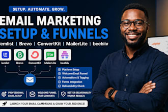 lemlist brevo crm campaign beehiiv convertkit newsletter mailerlite email funnel