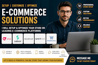 setup vtex saleor scayle shopline shopfactory ecommerce store