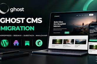 migrate wordpress, substack, beehiiv, mailchimp to ghost cms
