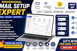 elastic email mailjet postmark SMTP API setup automation campaigns integration
