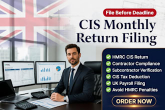 handle cis monthly return and hmrc contractor compliance filing