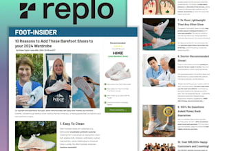 create a high converting replo landing page