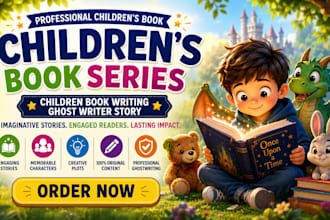 write your childrens book series children book writing ghost writer story