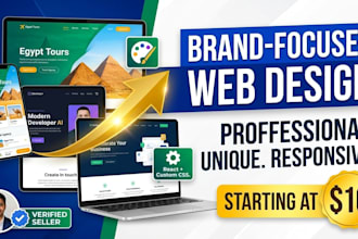 create a professional web design for your brand