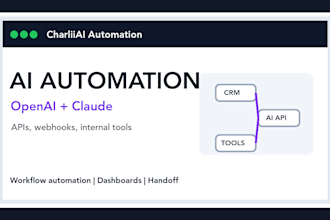 build ai automation with openai, claude, apis and webhooks