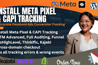 install facebook meta pixel tracking conversions api cross domain checkout pages