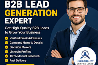 provide high quality b2b lead generation and verified email list