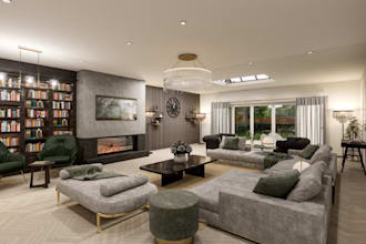 do 3d interior and exterior design in lumion, 5d render, revit, twinmotion