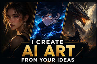create stunning ai generated art, portraits and illustrations