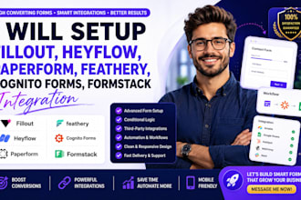 setup fillout heyflow paperform feathery cognito forms formstack integration