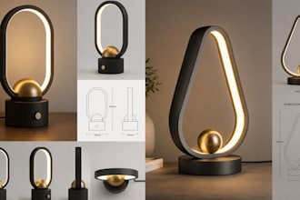 create a custom 3d printed lamp for your building