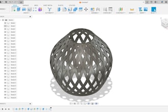 design custom 3d printable lamps and lighting fixtures