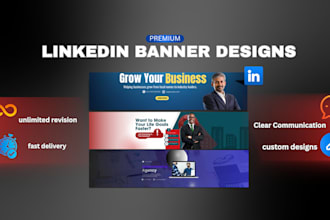 design professional linkedin banner and cover
