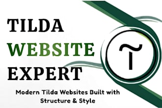 design responsive SEO friendly tilda website redesign tilda website