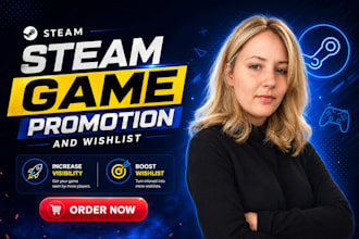 promote your steam game and increase targeted steam wishlists