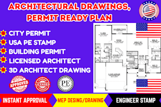 full engineered permit drawings licensed engineer review and pe stamp ms la ne