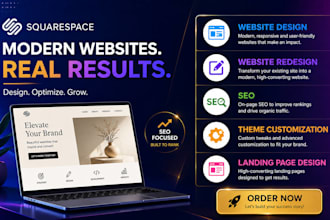 build squarespace website design, edit squarespace membership website square seo