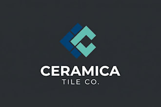 design a modern and professional tile brand logo for your business