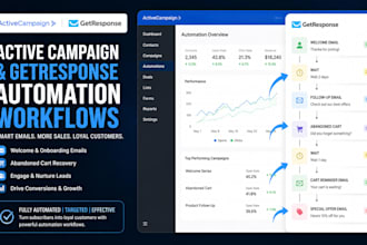 setup activecampaign automation workflow getresponse email campaign