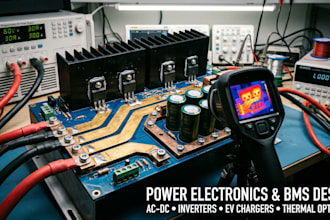 design power electronics pcb, ac dc power supply, inverter, and ev charger bms
