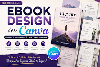 design a professional ebook, workbook, or PDF in canva