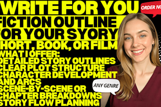 be your fiction outliner for a short story, book, series, novel, film and ebook